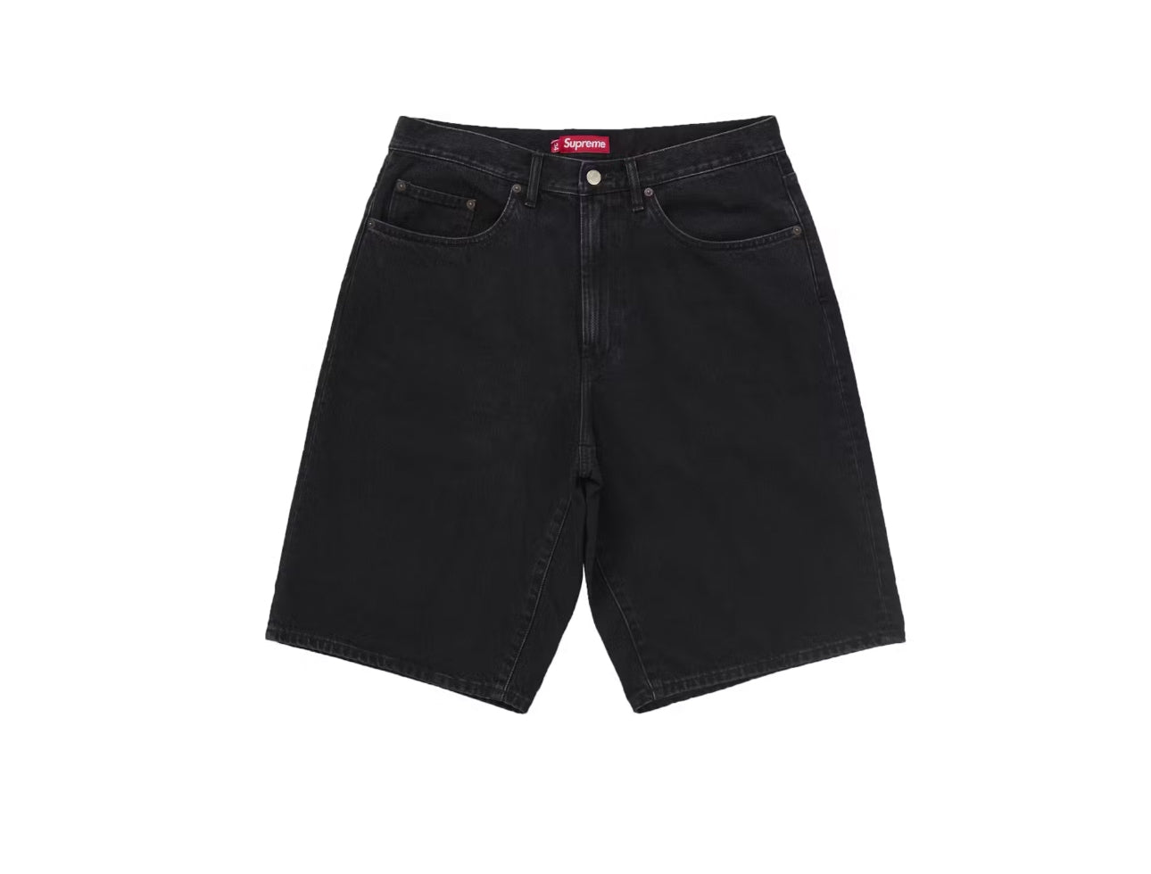 Supreme Baggy Denim Shorts (SS25) Black