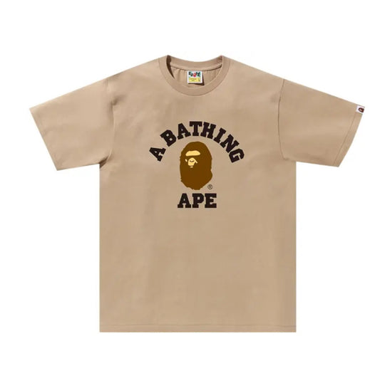 Bape College Tee ‘Beige’