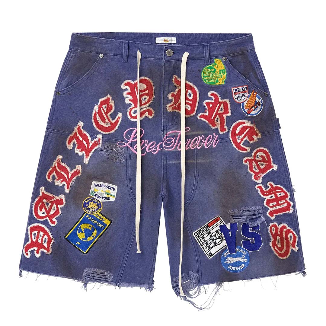 Vale Forever Workshop Jorts Blue