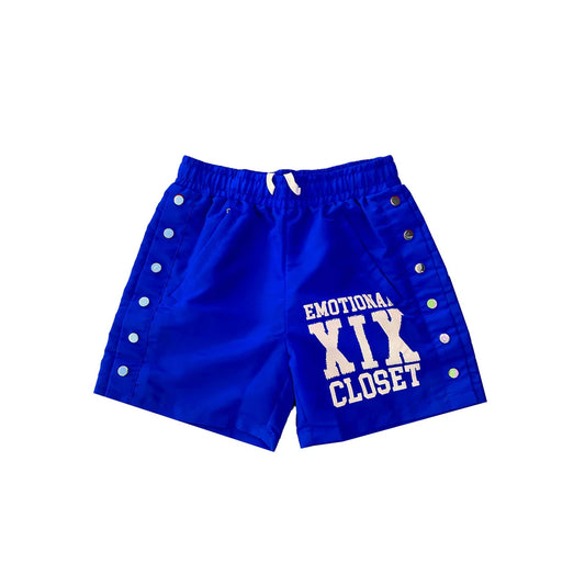 Mixed Emotions Nylon Backyard Shorts ‘Blue’