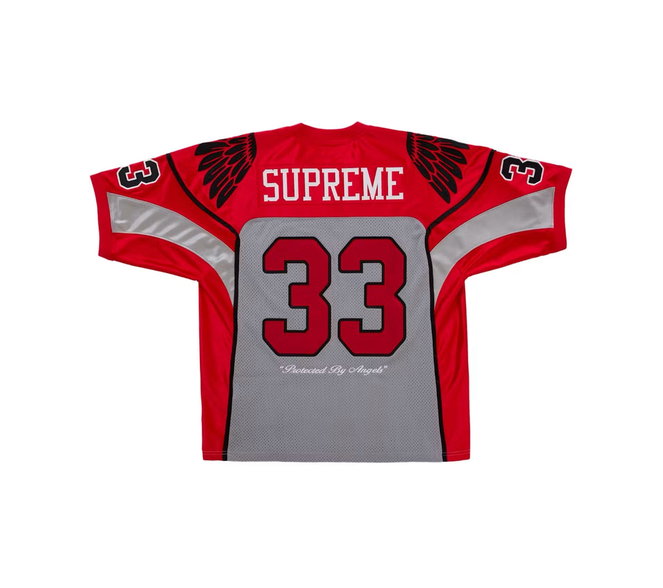 Supreme Wings Football Jersey Grey