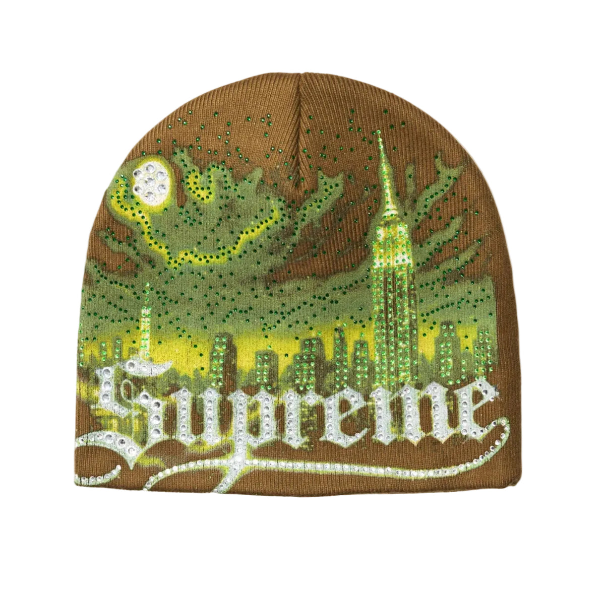 Supreme Cityscape Beanie Green