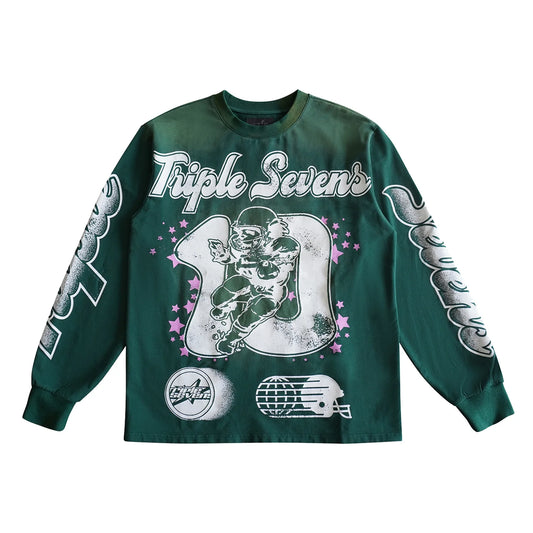 Triple Sevens All Star Long Sleeve Tee [Forest]