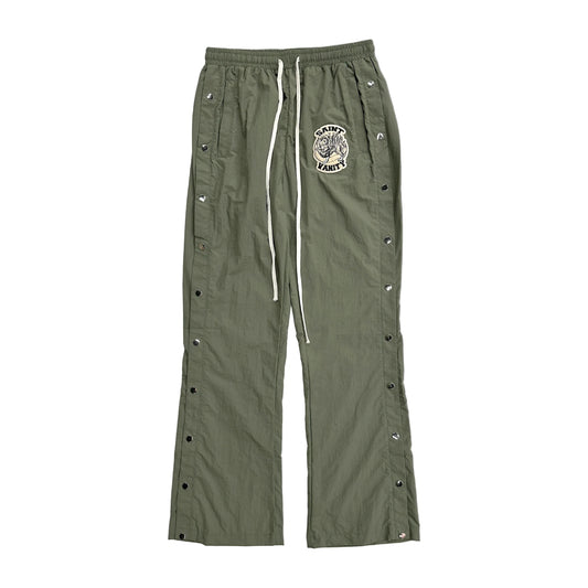 Saint Vanity Nylon Pants Army Green