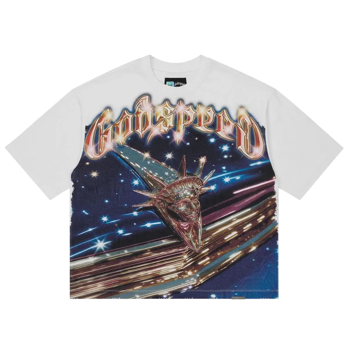 Godspeed Liberty Cruiser Tee White