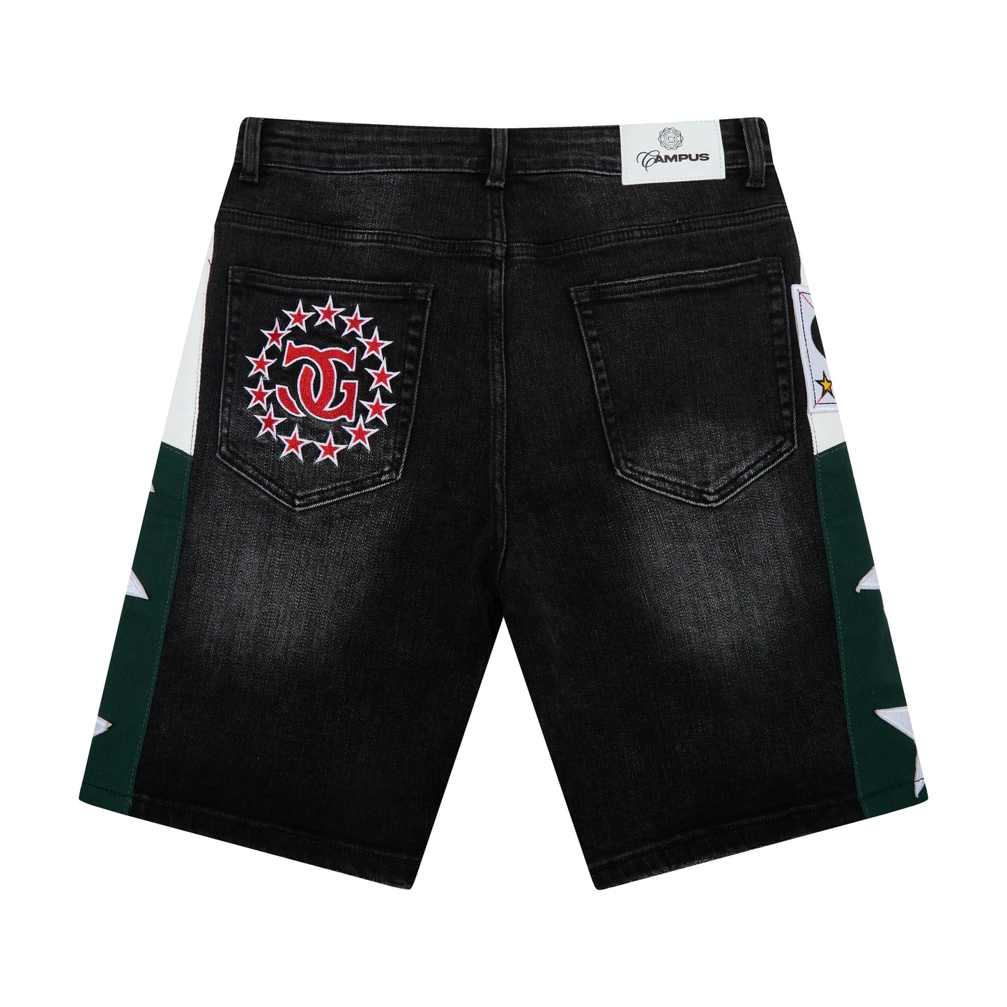 Campus Goods Valor Denim Jorts Black