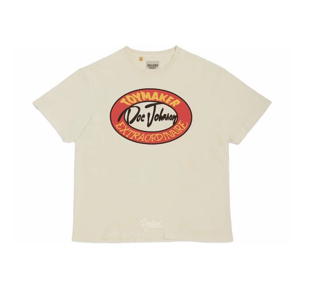 Gallery Dept. Toymaker Doc Johnson Tee Antique White/Cream
