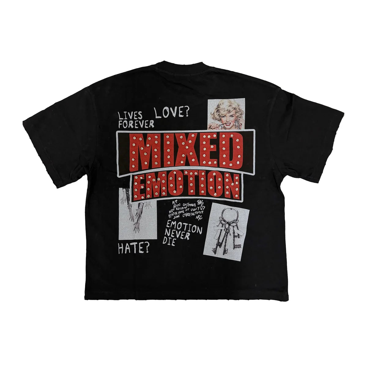 Mixed Emotion Lost Identity Tee Black