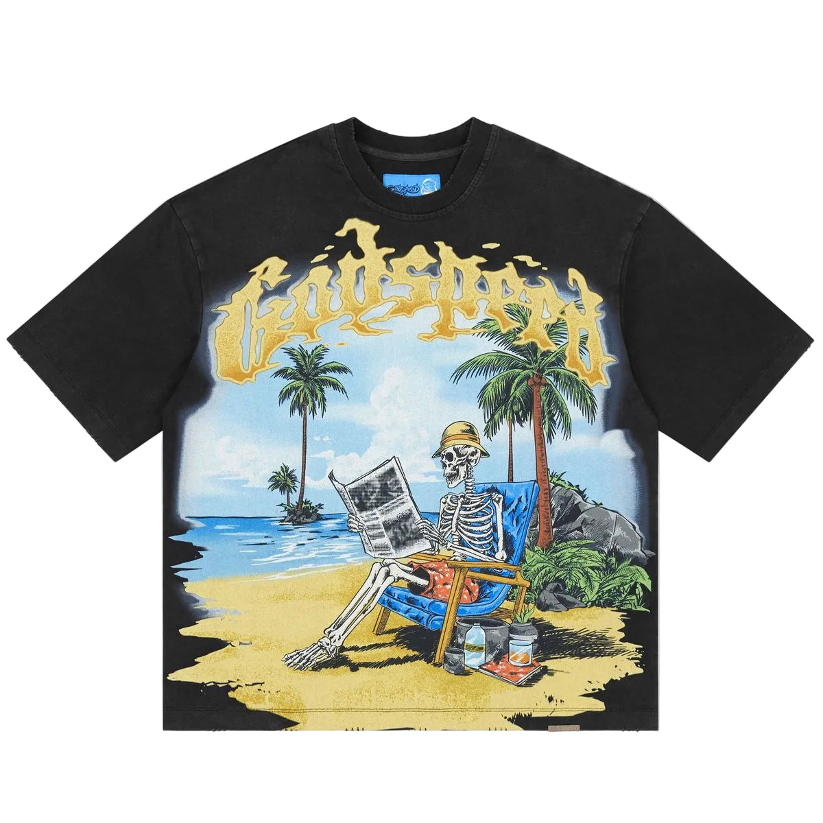 Godspeed Skelton Beach II Tee Black