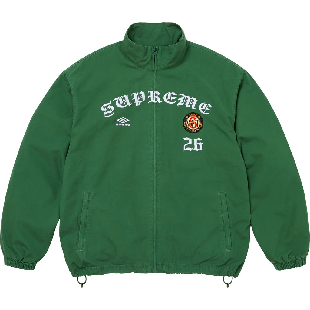Supreme Umbro Cotton Ripstop Track Jacket (FW26) Green