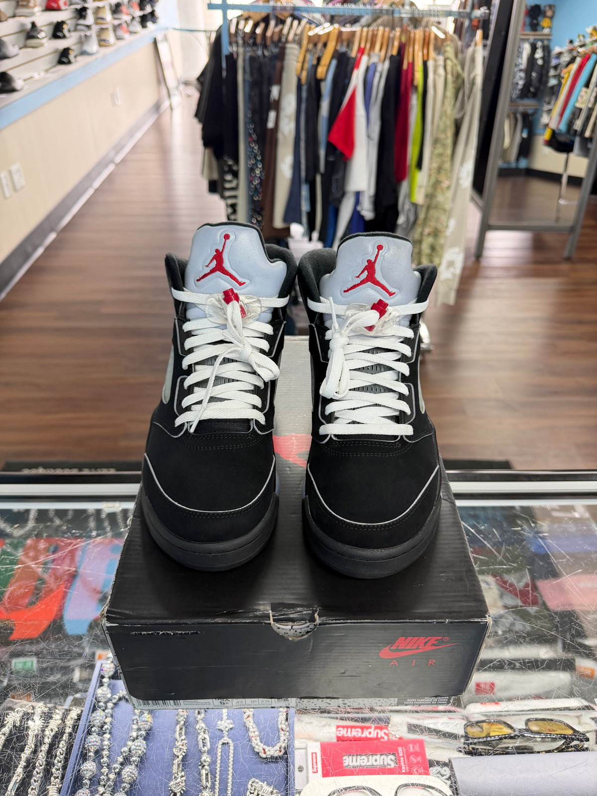 Jordan 5 Black Metallic Reimagined (Pre Owned)