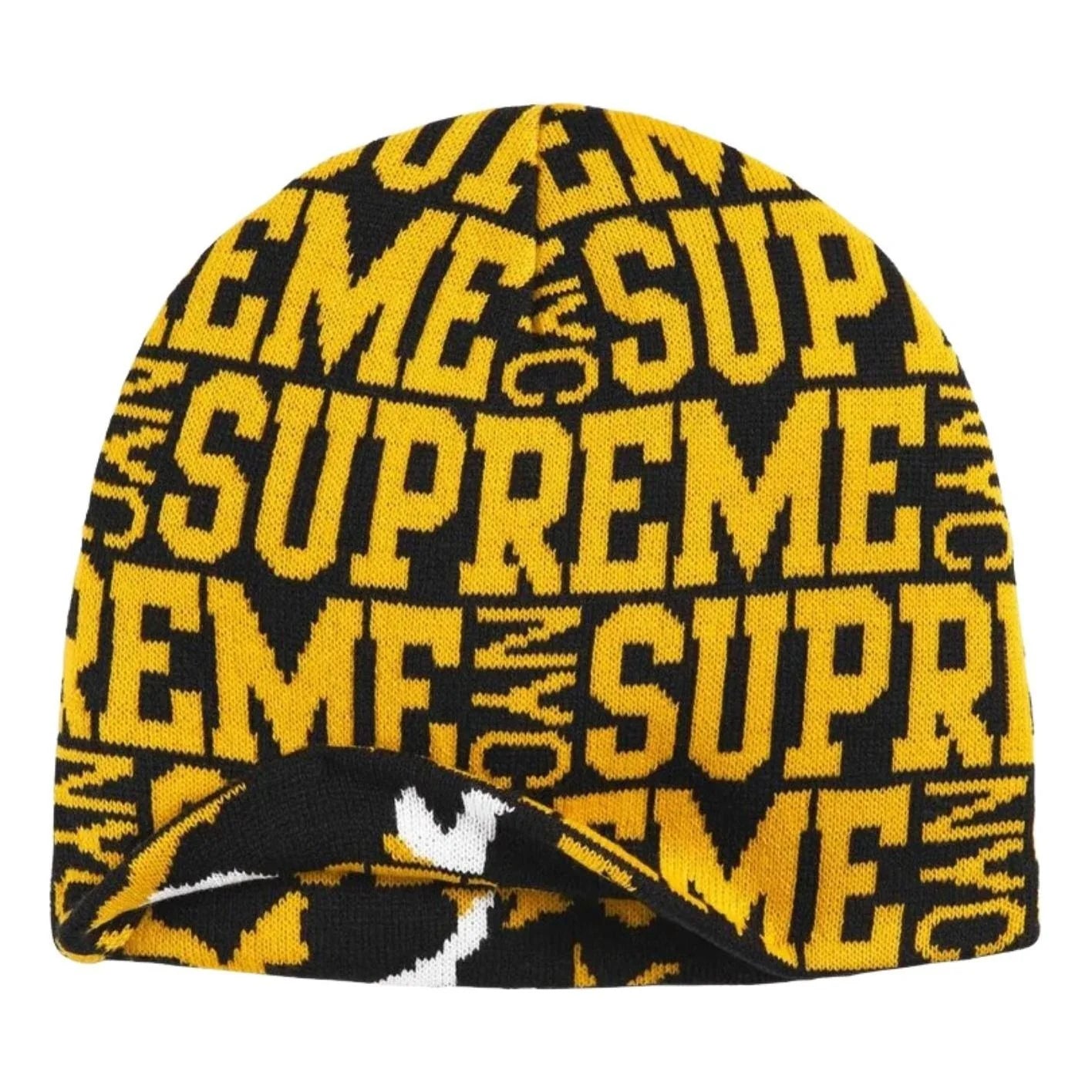 Supreme Reversible Camo Beanie Black