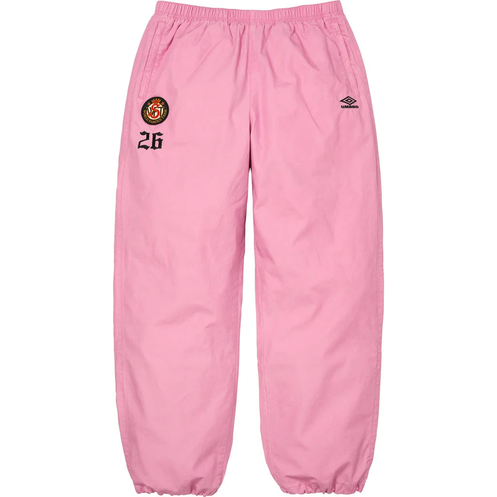 Supreme Umbro Cotton Ripstop Track Pant (FW26) Pink
