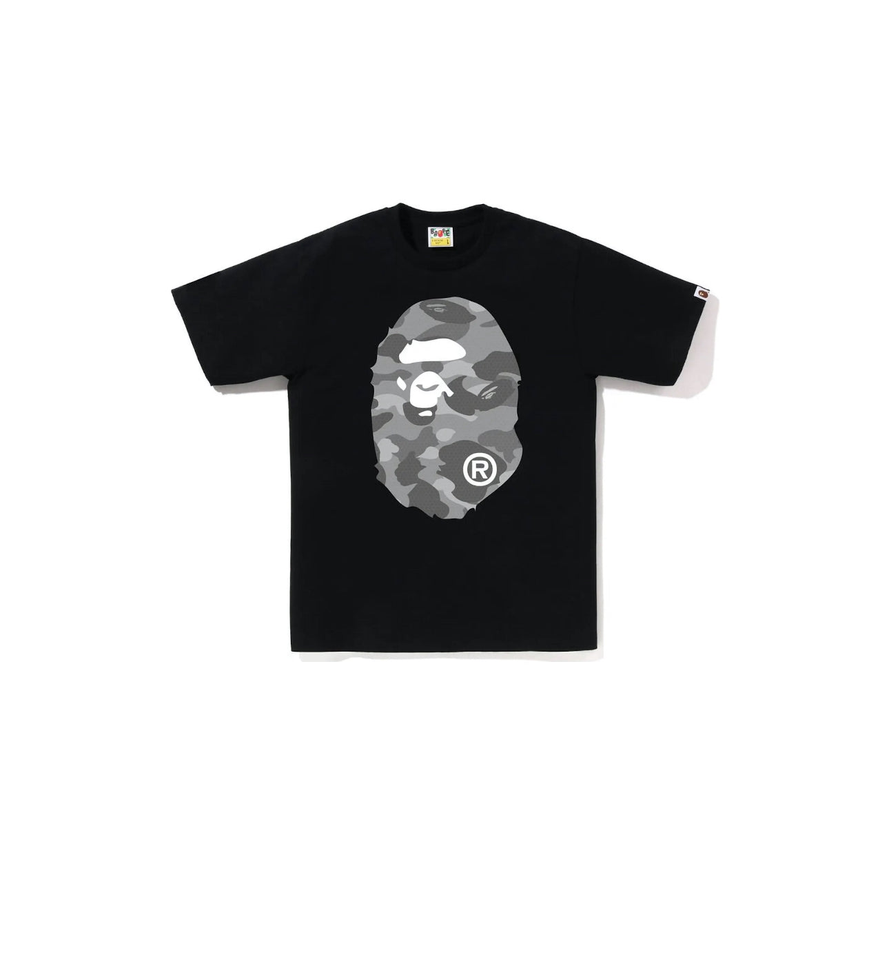 BAPE Honeycomb Camo Big Ape Head Tee