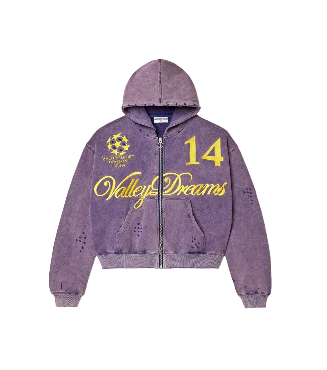 Vale Forever Zip Up Purple Yellow
