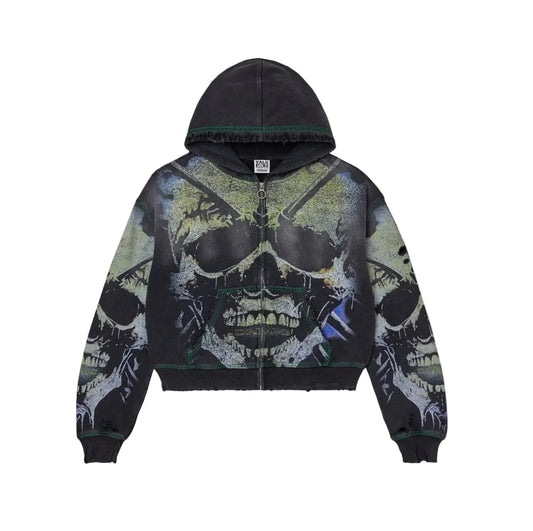 Vale Forever Gravedigger Zip Up Black