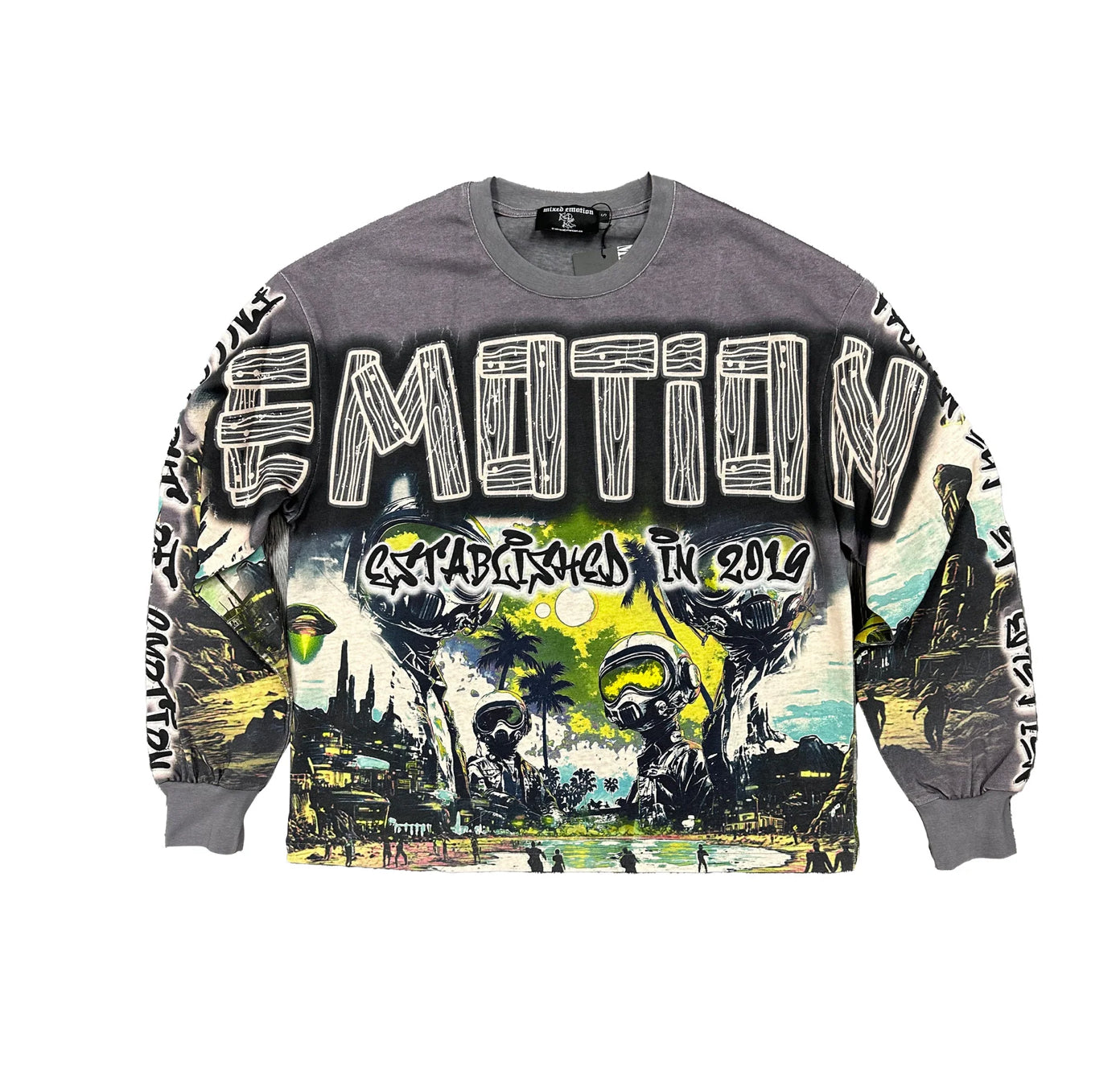 Mixed Emotion UFO Long Sleeve Grey