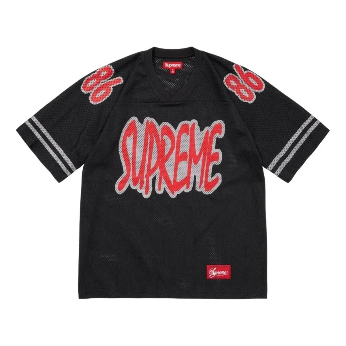 Supreme Reflective Football Jersey Black