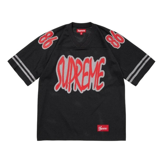 Supreme Reflective Football Jersey Black