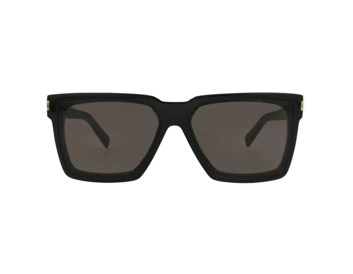 Saint Laurent Square-Frame Recycled
Acetate Sunglasses Black Black Grey