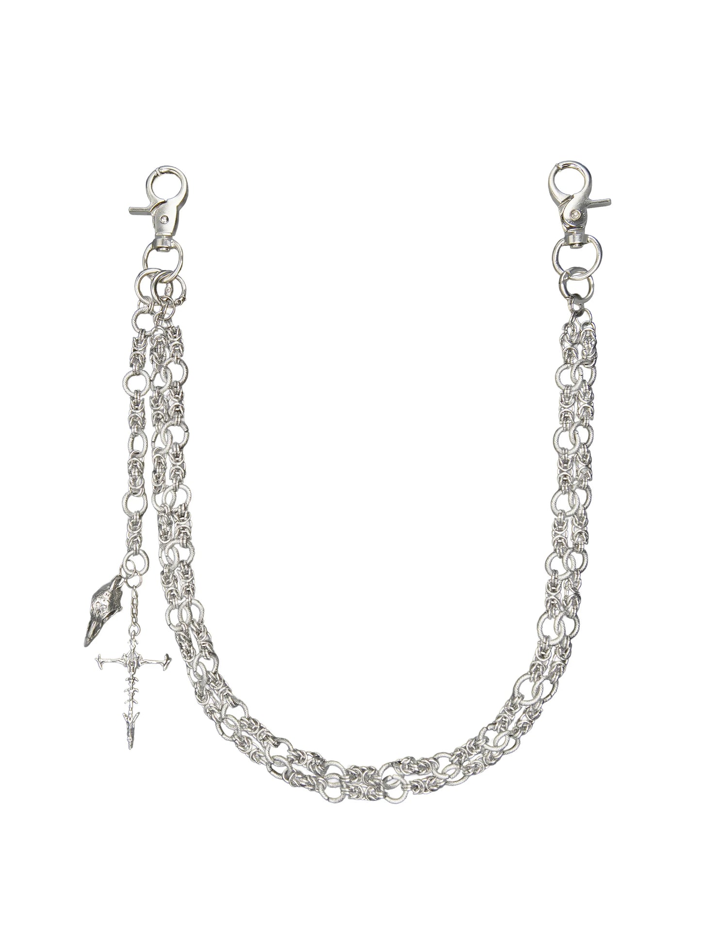 HOWSS Silver Verge Pocket Chain