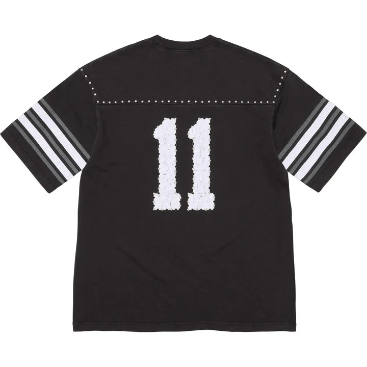 Supreme Studded S/S Football Top Black