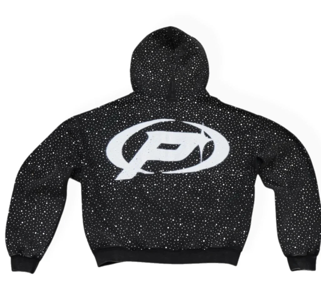 Prestige Diamond Hoodie Black