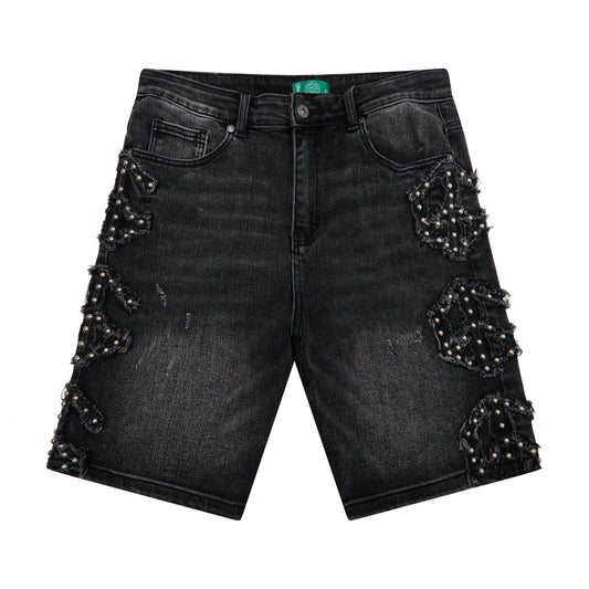 Campus Goods Arcane Denim Jorts Black