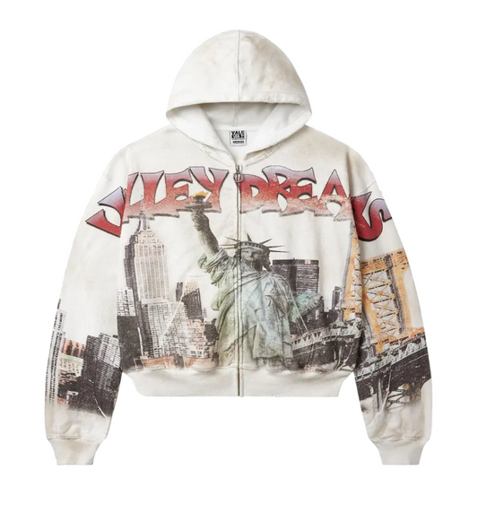 Vale Forever NYC Zip Up White