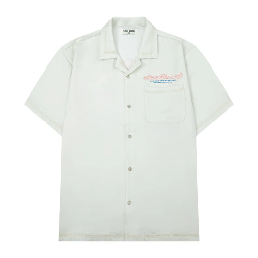 Almost Someday Lux Button Up Shirt Cream