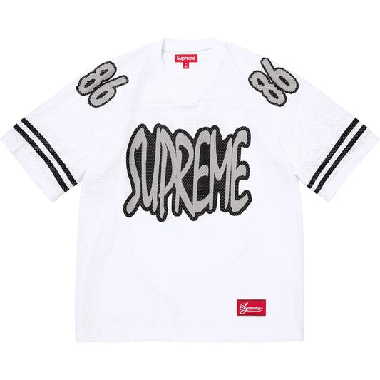 Supreme Reflective Football Jersey White