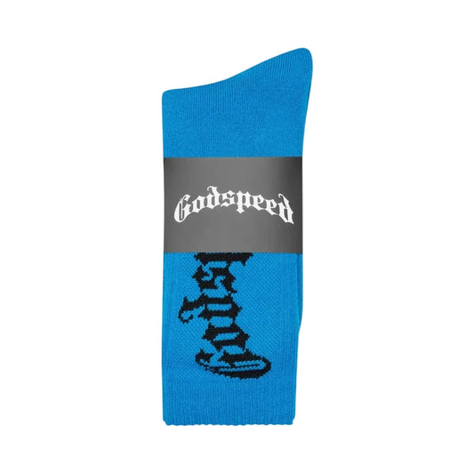 Godspeed New York Logo Sock Blue