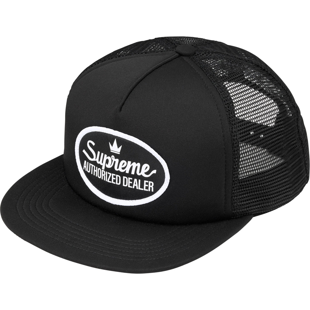 Supreme Authorized Mesh Back 5-Panel Black