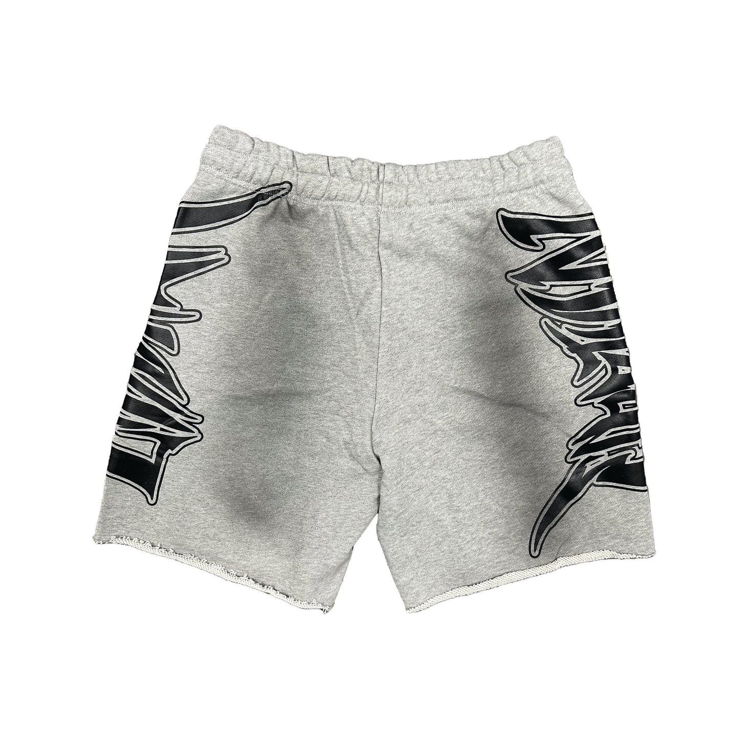 Mixed Emotion Faded Shorts Grey