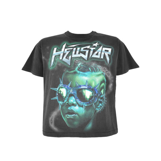 Hellstar Studios The Future Short Sleeve Tee Shirt Washed