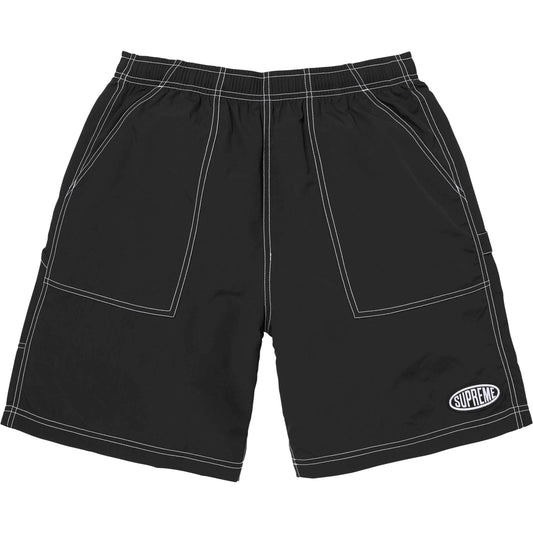 Supreme Nylon Painter Short Black