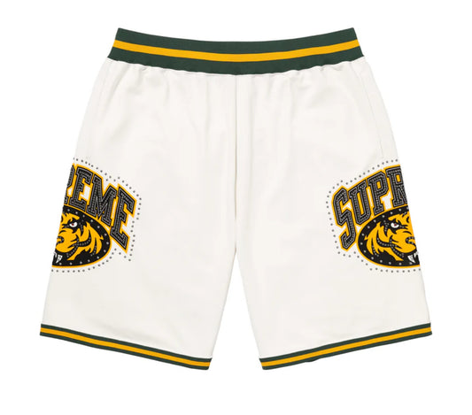 Supreme Studded Basketball Shorts White