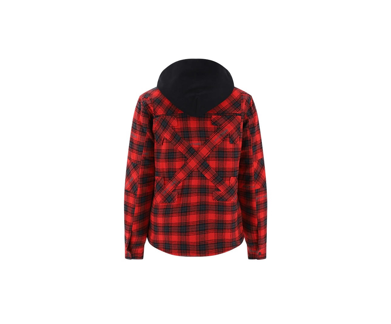 OFF-White Flannel Hooded Jacket ‘Red’