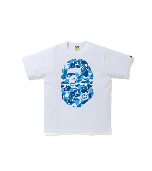 BAPE ABC Camo Big Ape Head ‘Tee White’