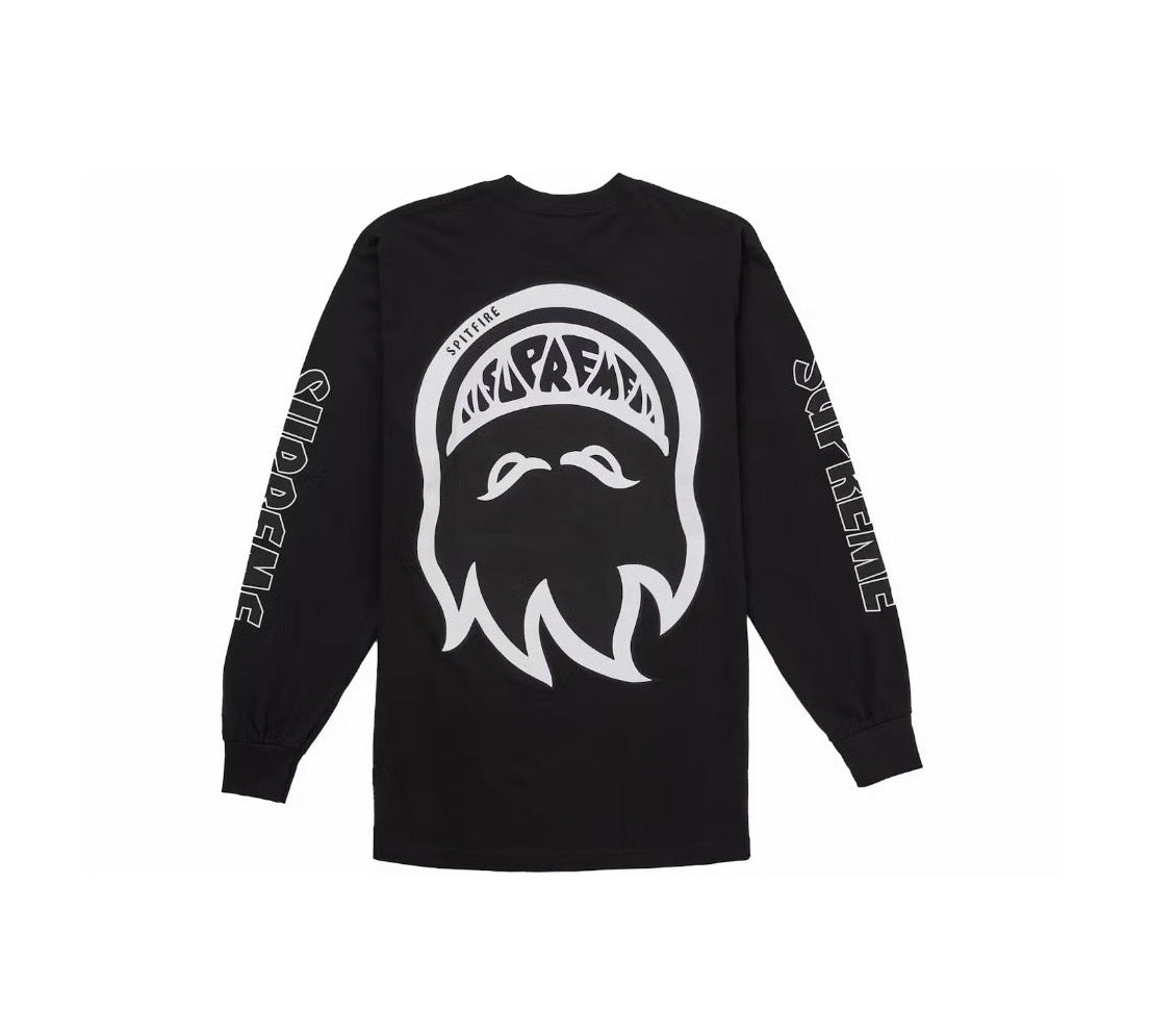 Supreme Spitfire Bighead L/S Tee Black