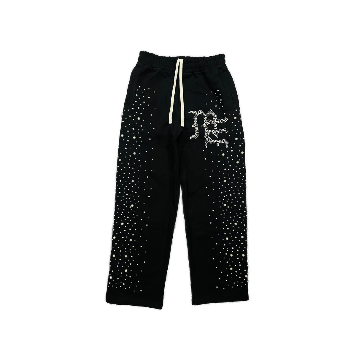 Mixed Emotion Pearl Sweatpants Black
