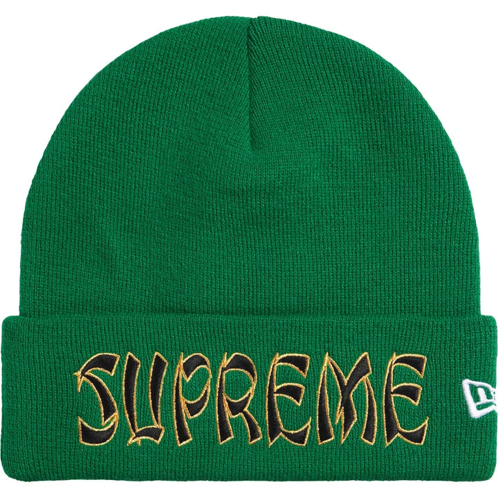 Supreme New Era Action Beanie Green