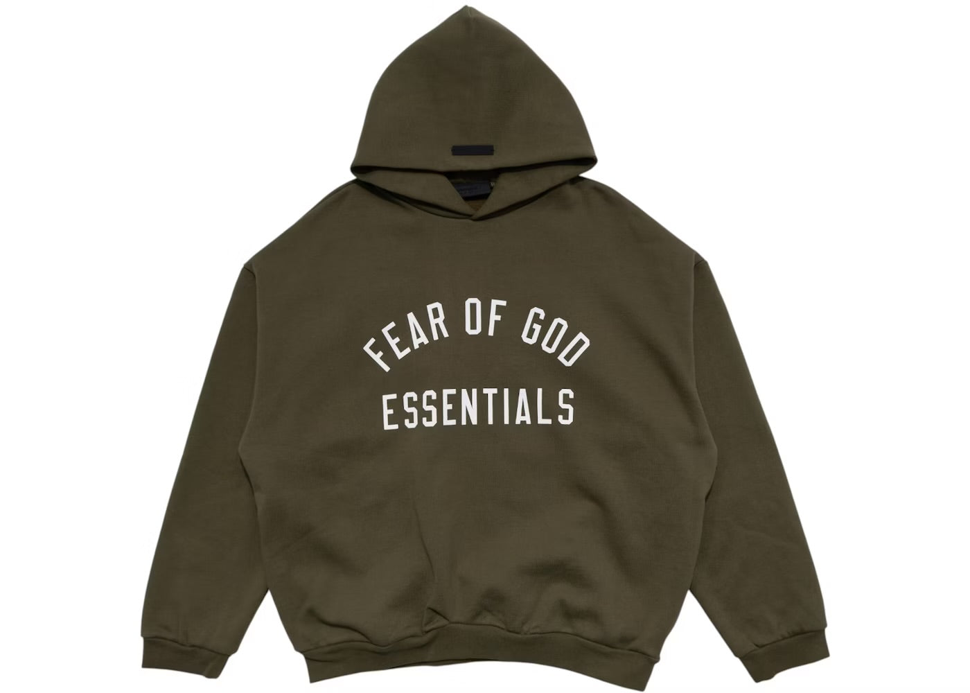 Fear Of God Essentials Fleece Hoodie Military