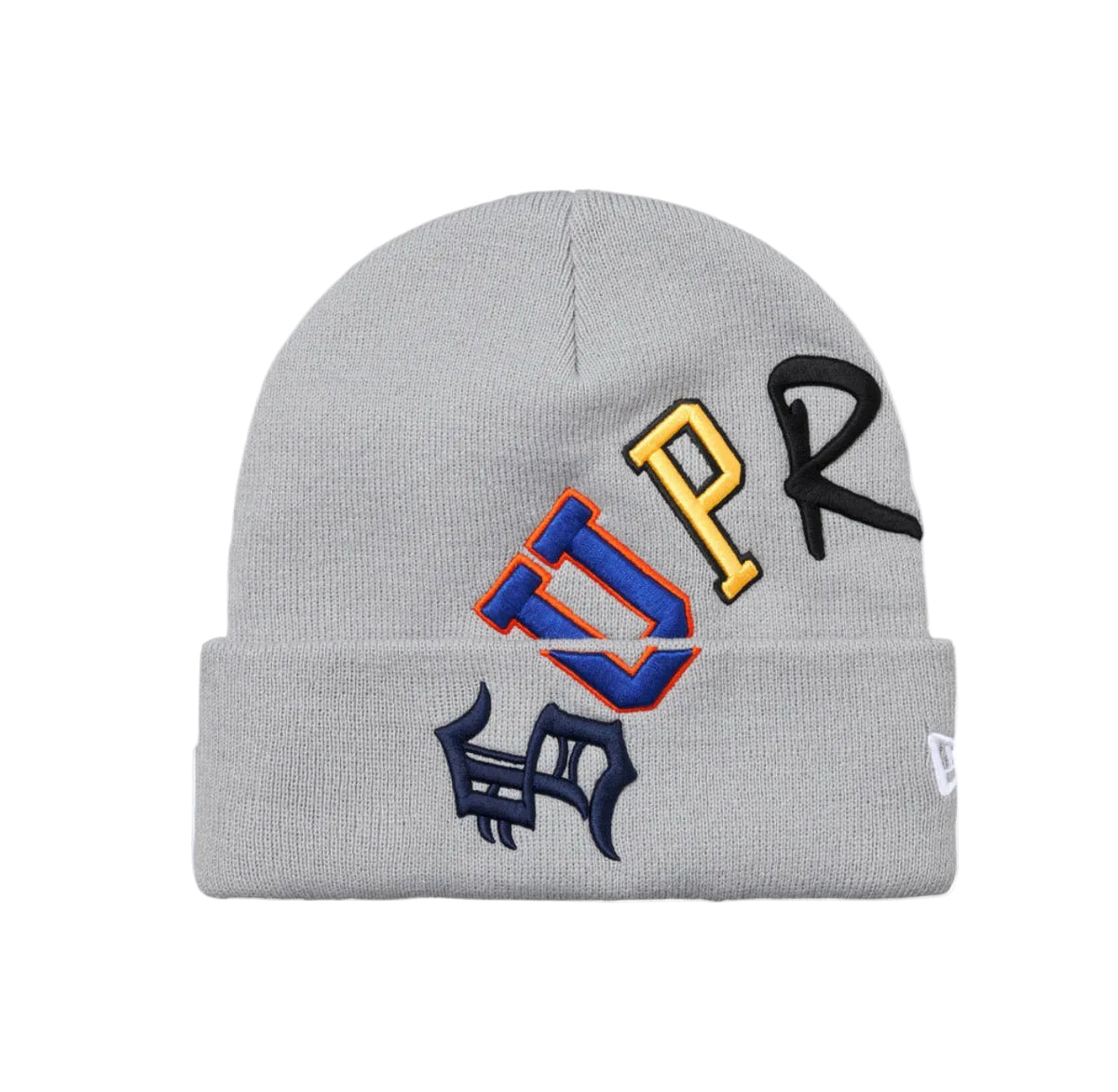 Supreme New Era Arc Beanie Grey