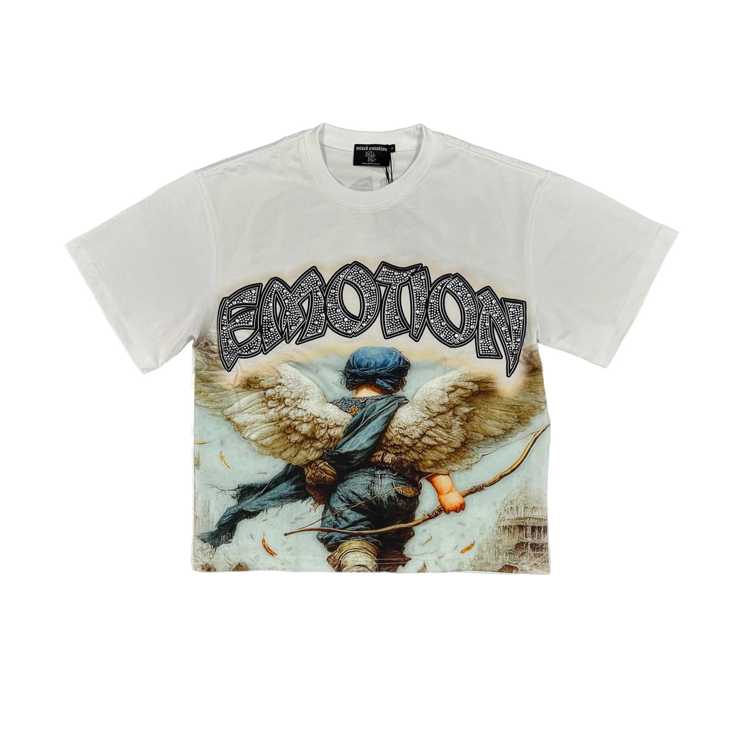 Mixed Emotion Arch Angel Tee White