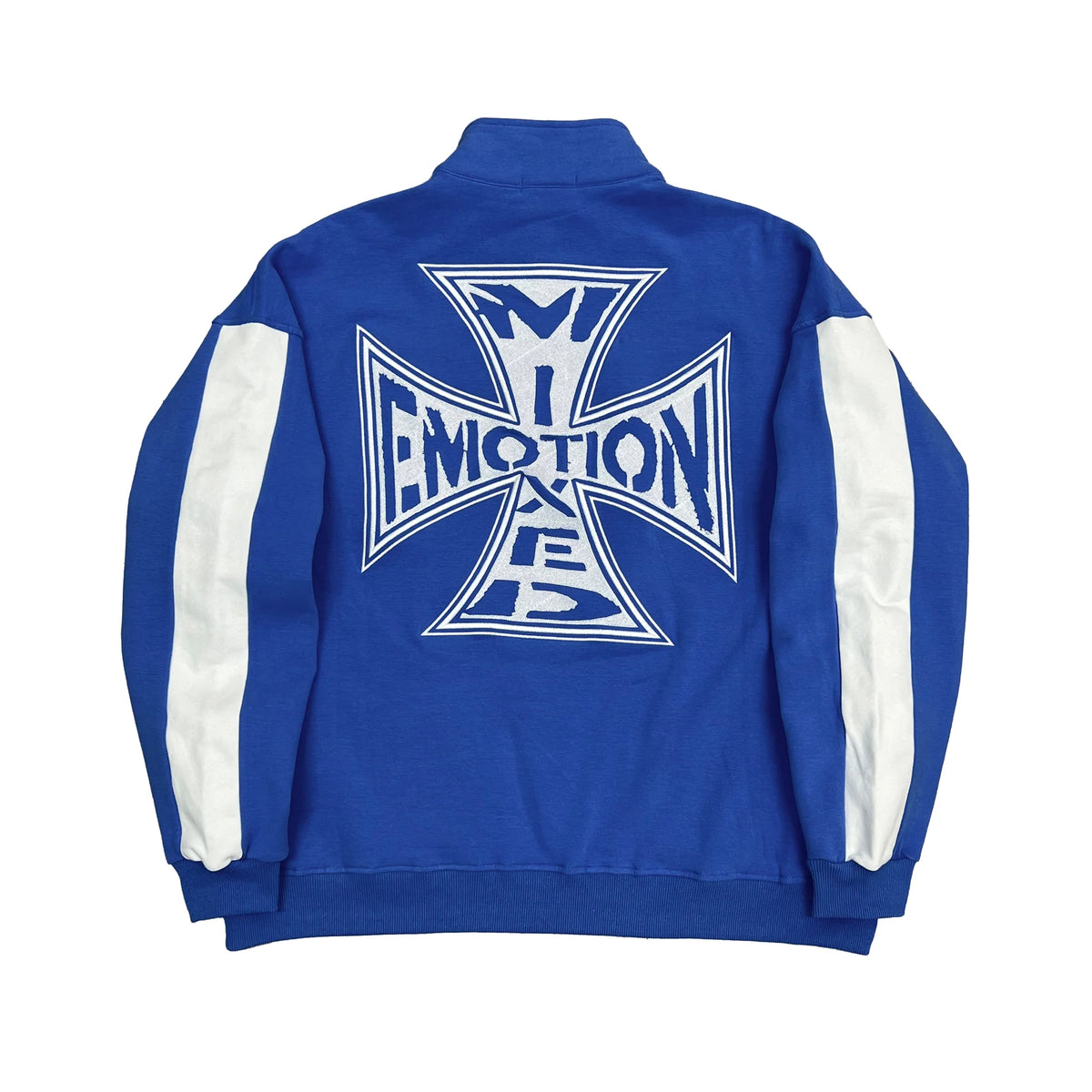 Mixed Emotion Quarter Zip Up Blue