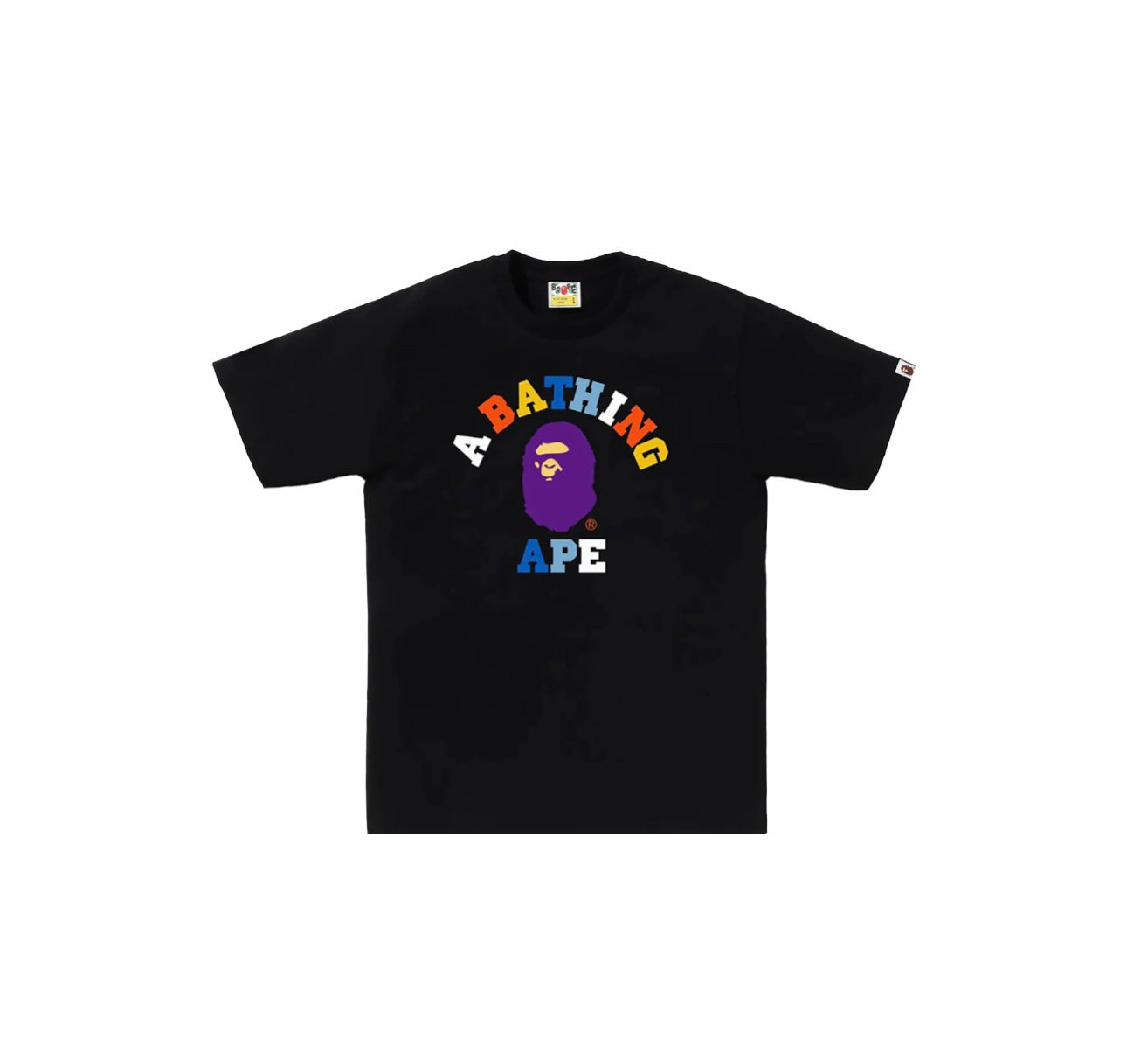 BAPE Colors College Tee ‘Black’