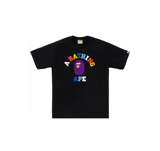 BAPE Colors College Tee ‘Black’