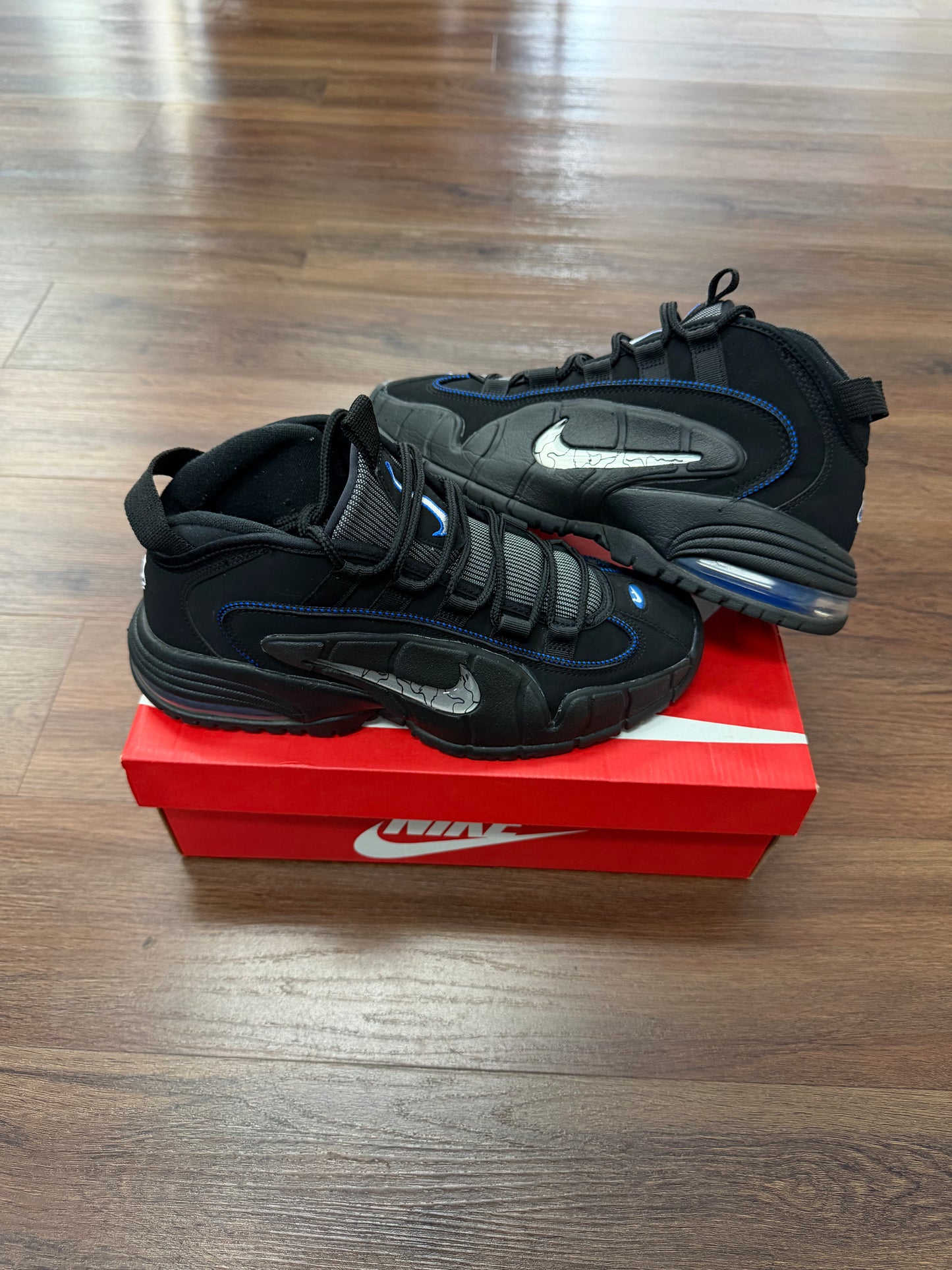 Nike Air Max Penny 1 All-Star Black Metallic Silver (Pre Owned)