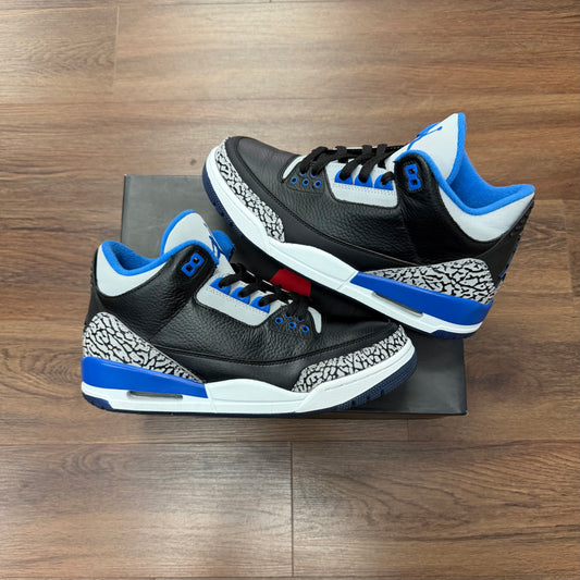 Jordan 3 Sport Blue (Pre-Owned)